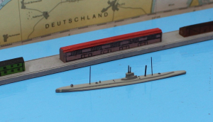 U-Boot  "U-9" (1 St.) D 1910 Historia Navalis HN 710 in 1:500